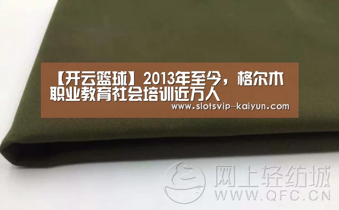 【开云篮球】2013年至今,格尔木职业教育社会培训近万人(图2) 开云篮球